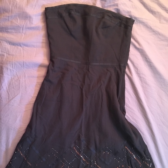 VGUC Ann Taylor LOFT brown sleeveless midi dress - Picture 1 of 8